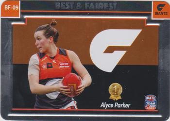 2023 AFLW TeamCoach - Best & Fairest Silver #BF9 GWS Giants Front